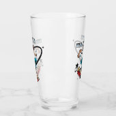 漫画クールスケートボーダーおもしろい引用文 タンブラーグラス (左)