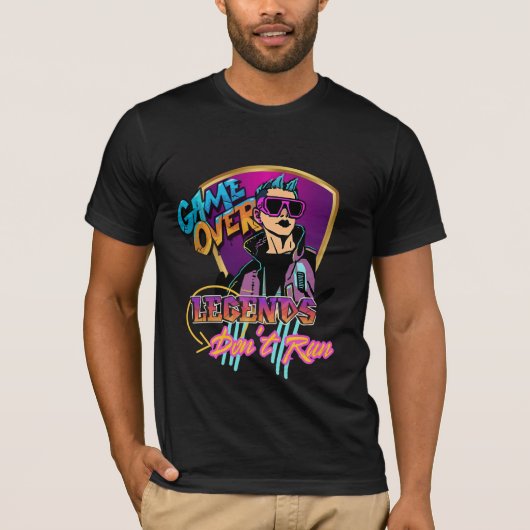 漫画クール女 Tシャツ (正面)