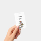 漫画グレーヘアー看護師バッジ カスタマイズしよう! バッジ (手持ち)