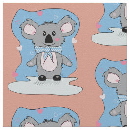 漫画コアラとハートズキッド ファブリック