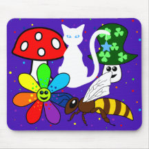 漫画コラージュマウスパッド