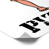 漫画ゴミ話しピザボクシング ポスター (角)