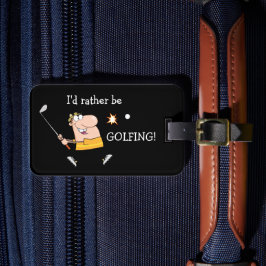 漫画ゴルファー ラゲッジタグ