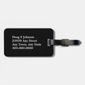 漫画ゴルファー ラゲッジタグ (裏面横)