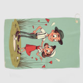 漫画ゴルフコースゴルフタオル ゴルフタオル (横)