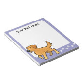 漫画ゴールデンリトリバー ノートパッド (アングル)