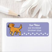 漫画ゴールデンリトリバー ラベル (インサイチュ)