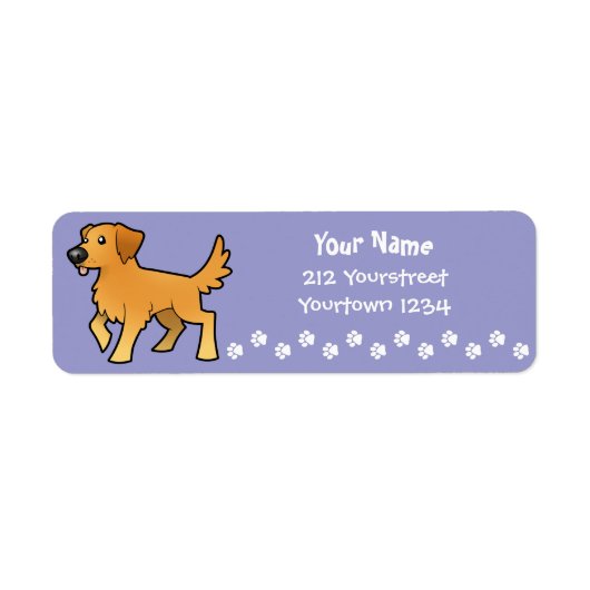 漫画ゴールデンリトリバー ラベル (正面)