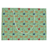 漫画ゴールデンリトリバー ラージペーパーバッグ (裏面)