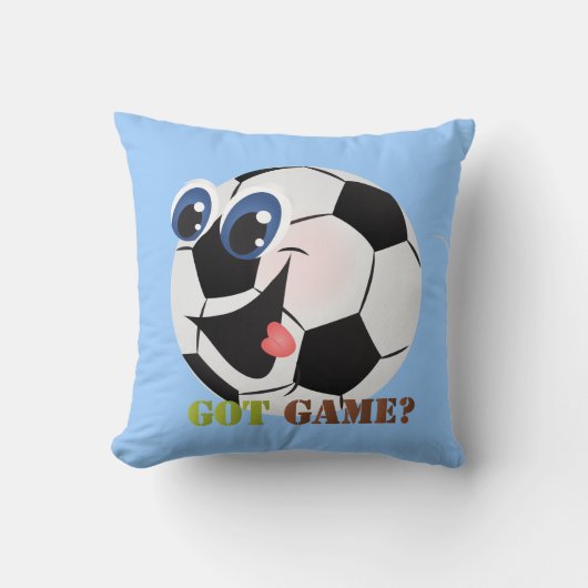 漫画サッカーボールスポーツ装飾用クッション クッション (正面)