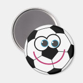 漫画サッカーボール マグネット (正面/裏面)