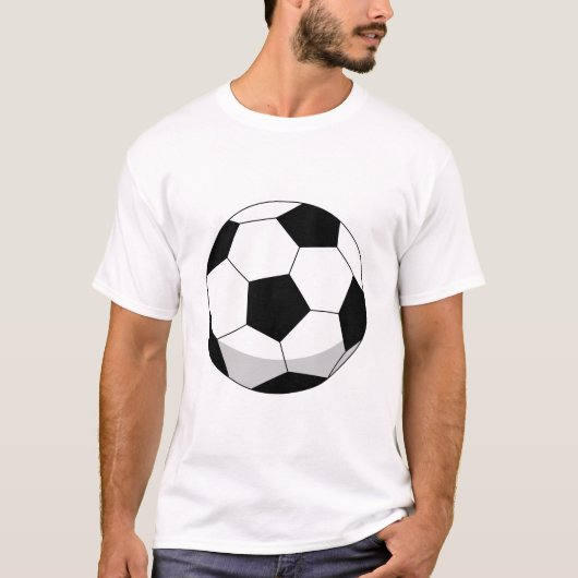 漫画サッカーボール Tシャツ (正面)