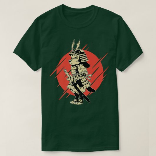 漫画サムライウォリアードッグ Tシャツ (デザイン正面)