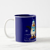 漫画サンタクロスペンギンクリスマス ツートーンマグカップ (左)
