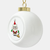 漫画サンタクロースのセラミックボールのクリスマス装飾品 セラミックボールオーナメント (右)