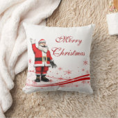 漫画サンタクロース&サンタマウスクリスマス クッション (ブランケット)