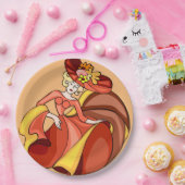 漫画シックダンサーキャラクター記念日 ペーパープレート (パーティー)