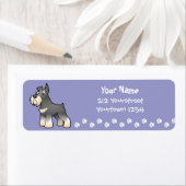 漫画シュナウザー ラベル (インサイチュ)