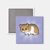 漫画シリアのハムスター マグネット (正面/裏面)