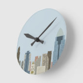 漫画シンシナチ ラウンド壁時計 (傾斜)