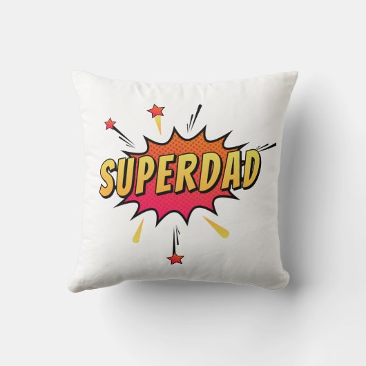 漫画シンプルレトロアーポップ・アートのト | クッション (裏面)