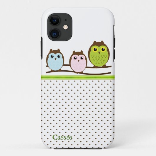 漫画スタイリッシュのOwlsカスタムのiPhone 5ケース Case-Mate iPhoneケース (裏面)