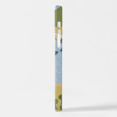 漫画スタイリッシュ風景旅行地図 iPhoneケース (左側面)