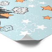 漫画スタイルすごいヒーローデザイン ポスター (角)