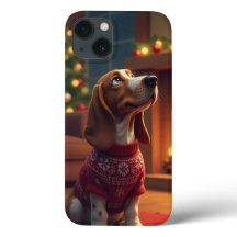 漫画スタイルのクリスマス犬