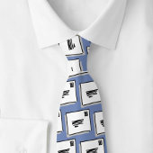 漫画スタイルの封筒のパターン ネクタイ