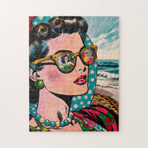 漫画スタイルアート |女性ウォッチングフラダンサー