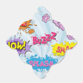 漫画スタイルガーリーすごいヒーローデザイン フェイバーボックス (折り畳みなし)