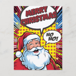 漫画スタイルクリスマスカード ポストカード