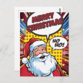 漫画スタイルクリスマスカード ポストカード (正面/裏面)