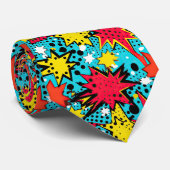 漫画スタイルパターン ネクタイ (ロール)