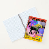 漫画スタイルマーレイラストレーション ノートブック (内部)