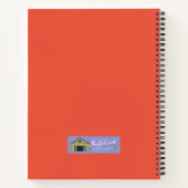 漫画スタイルマーレイラストレーション ノートブック (裏面)