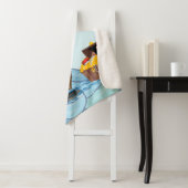 漫画スタイル海賊ボートストライプズ シェルパブランケット (インサイチュ)