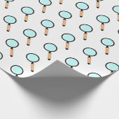 漫画スタイル虫眼鏡 ラッピングペーパー (角)