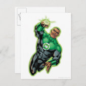 漫画スタイル飛んでいる – 上 ポストカード (正面/裏面)