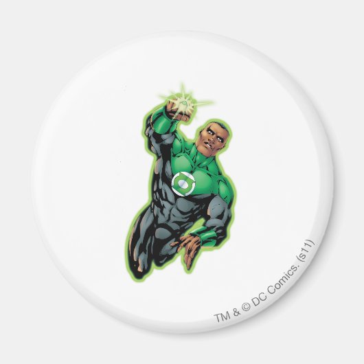 漫画スタイル飛んでいる – 上 マグネット (正面)