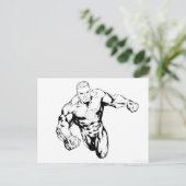 漫画スタイル – グリーンランタン、白黒 ポストカード (スタンド正面)