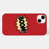漫画スタイル「BOOM!」 – 赤はっきりした色 Case-Mate iPhoneケース (裏面 (横))