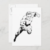 漫画スタイル- Swift Jump、Black and White ポストカード (正面/裏面)
