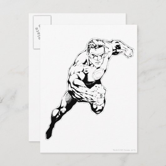 漫画スタイル- Swift Jump、Black and White ポストカード (正面/裏面)