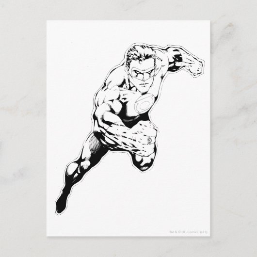 漫画スタイル- Swift Jump、Black and White ポストカード (正面)