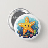 漫画スターイラストレーション 缶バッジ (正面&裏面)