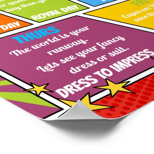 漫画スピリットウィークスクールチラシすごいHERO ポスター (角)