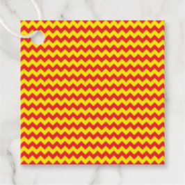 漫画スーパーヒーロージグザグパターンレッドイエローおもしろい フェイバータグ