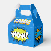 漫画スーパーヒーローストリップ00thバースデーパーティー フェイバーボックス (裏面サイド)